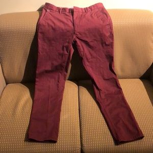 Zara Men’s Burgundy Dress Pants W34
